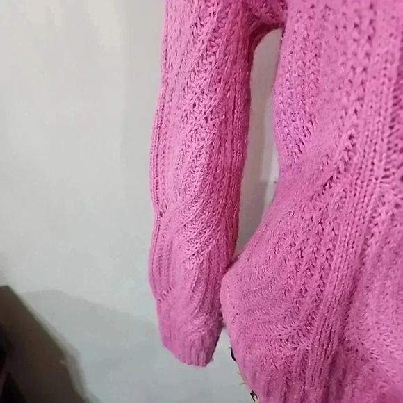 MADEWELL Barbie Pink Pullover Sweater.  Size xxs - Picture 8 of 8